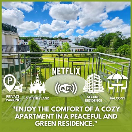 Appartement, Balcon, Parking, 5' Disneyland Montévrain Exteriér fotografie
